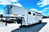 2001 Exiss gooseneck horse trailer