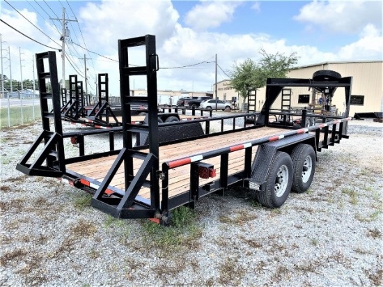 2020 Texas Bragg gooseneck 20’ x 83” eq trailer