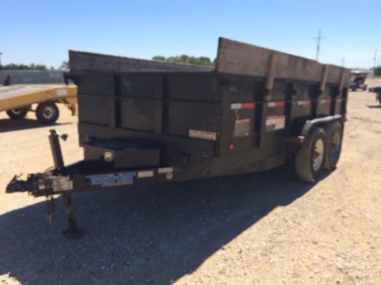 2018 TOPHAT 14' DUMP TRAILER