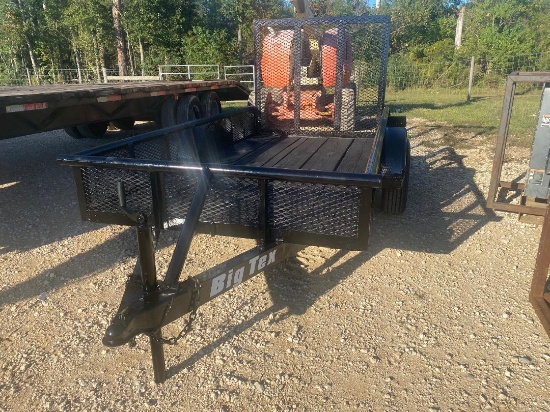 Towmax 5x10’ bumper hitch utility trailer w/ ramp