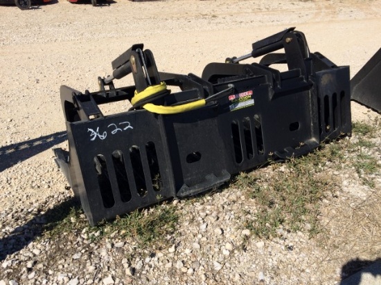 Unused All Star 80" root grapple bucket