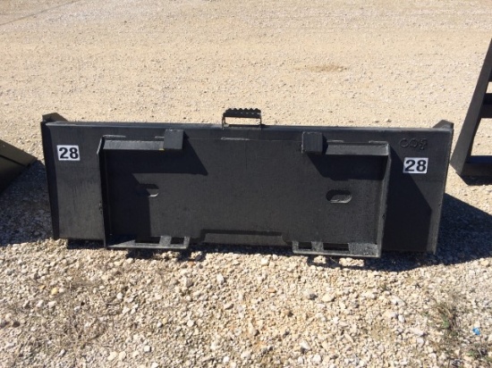 66" general purpose skid steer bucket