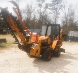 Case DH-4 trencher/backhoe