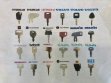 Set of 24 Heavy Equipment Keys