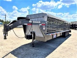 2019 Gooseneck steel frame stock trailer