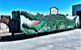 Shopmade parade float, 43’ in length