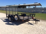 2021 TOWMAX 6.5 X 10' BUMPER PULL UTILITY TRAILER