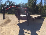 2021 PJ GOOSENECK 32' DOVE TAIL TRAILER
