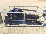 Unused 2022 GreatBear skid steer trencher attach