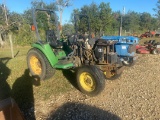 John Deere tractor, stripped
