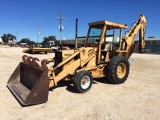 Ford 555 loader backhoe, diesel engine