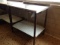 stainless prep table w/drawer, approx 3', Cafe