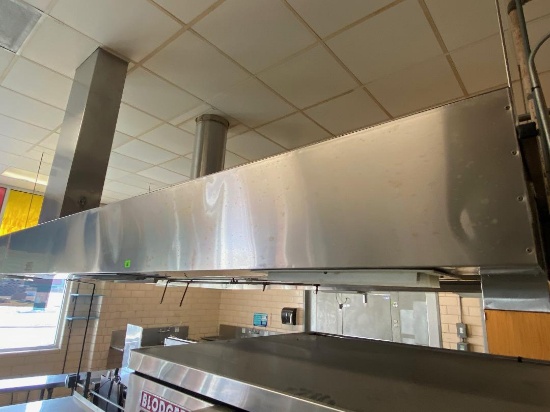 Commercial Kitchen Hood/Vent, Suspended, Cafe