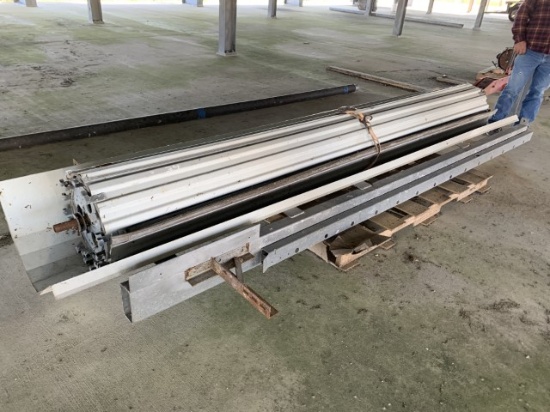 roll up door, approx 10' wide
