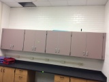 set of 4 wall cabinets, Counselor's Office