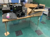 printers, computers, cpu, table, misc, Room 20