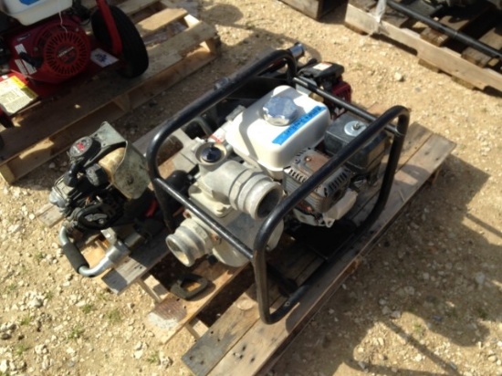 3" water pump, 2 post hole drivers