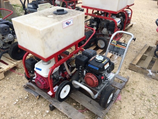 hydrostatic test pump.   pressure washer