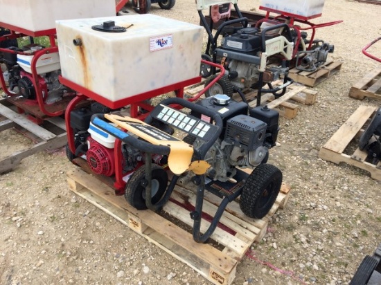 hydrostatic test pump.   pressure washer