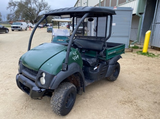 Kawasaki Mule side by side, dump bed