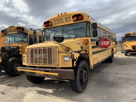 2000 Bluebird 60 passenger bus inop