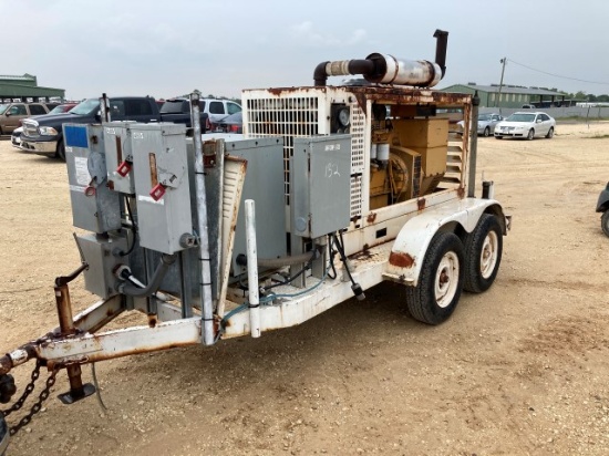 Cummins 75KW trailer mounted Stamford generator