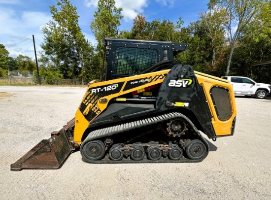 2018 ASV model RT120 skid steer loader