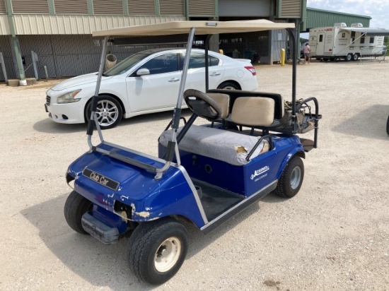 Club Car , flat bed, with charger, Blue