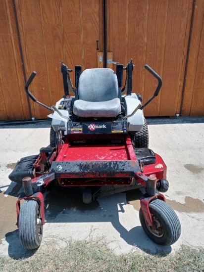 2012 Exmark S Series zero turn mower, 48” cut