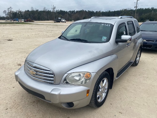2007 CHEVROLET HHR,  SILVER, RECON TITLE