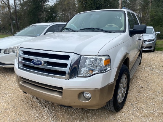 2011 FORD EXPEDITION, WHITE