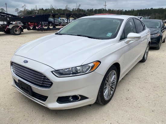2014 FORD FUSION,  WHITE
