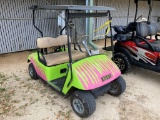 EZ GO CART, NEON GREEN/PINK