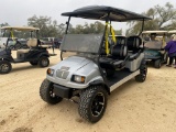 CLUB CAR GOLF CART,  SILVER