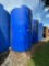 4,000-gallon industrial plastic water tank