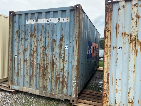 Used standard storage container