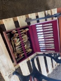 silverware in case
