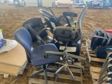 pallet of office chairs