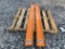 Unused 2024 Skid Steer Pallet Forks Extensions