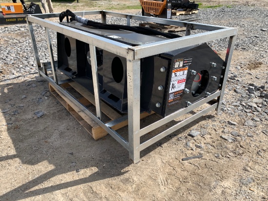Unused 2024 Skid Steer Vibratory Roller