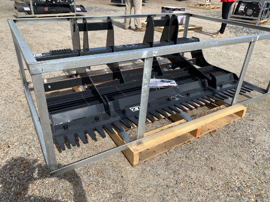 Unused 2024 Skid Steer Land Leveler Attachment