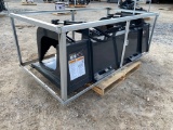 Unused 2024 Skid Steer Grapple Bucket Attachment