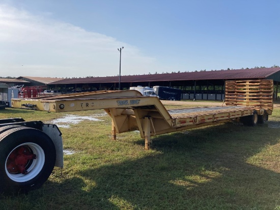 1993 Trail King TK50RG-392 drop deck trailer
