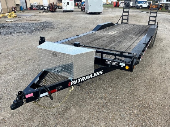 2023 PJ buper hitch 24' HD tandem axle trailer