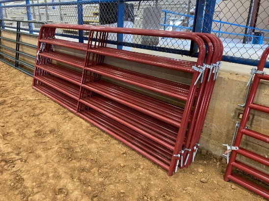 12’ Economy gate, red, UNUSED