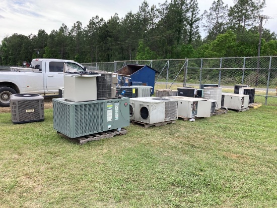 lot of 18 assorted air conditioner units