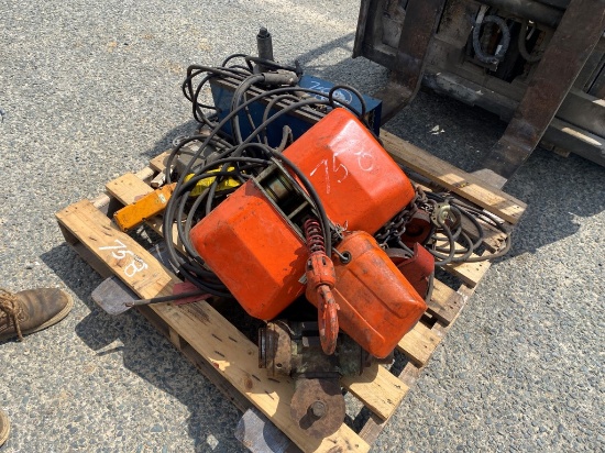 Jet 1 Ton Hoist & Miller Welder