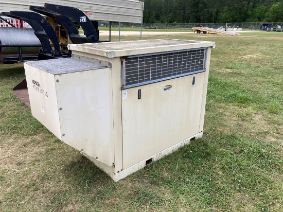 2007 Kohler 15KW natural gas generator, operates