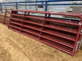 HD 6 rail 14’ gate, red, UNUSED
