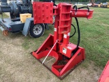 Raytree post puller for skid steer